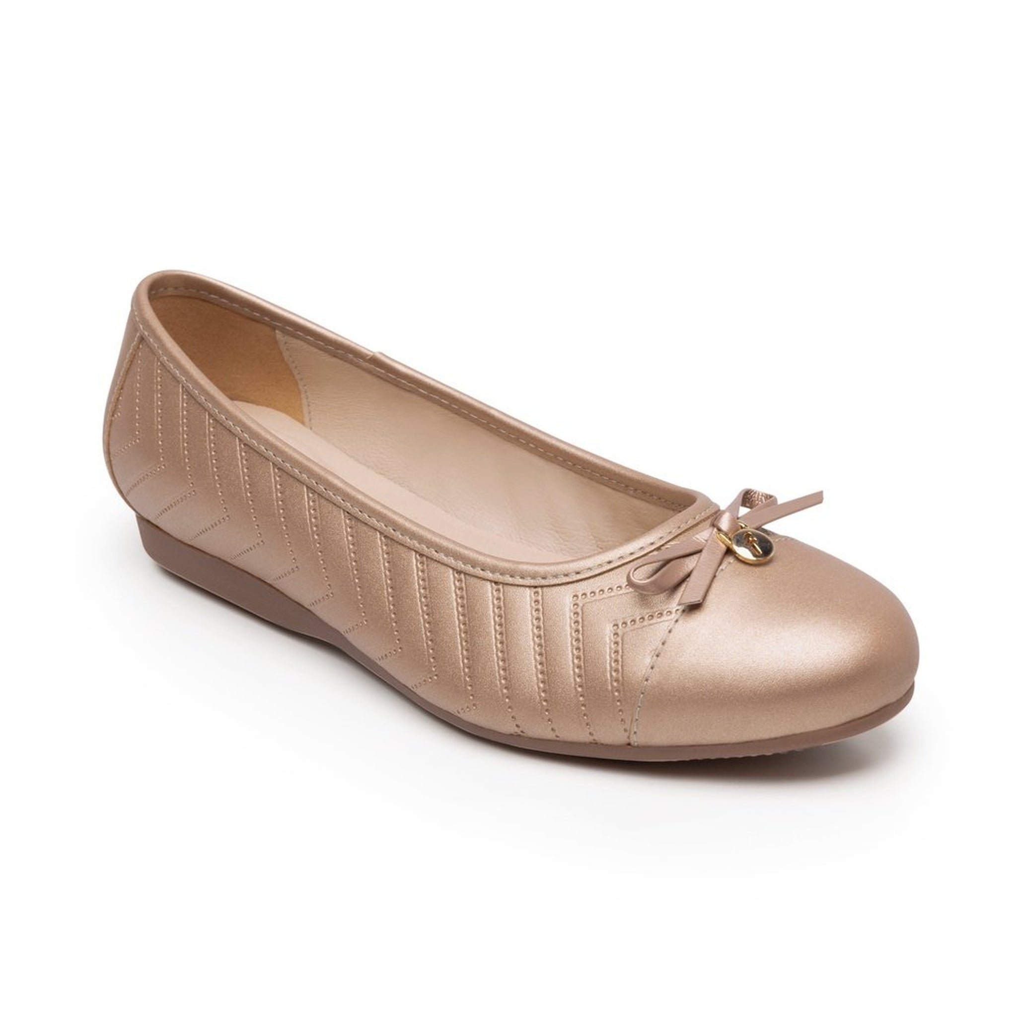 Ballerina Flexi Para Mujer Flats 116310 Cobre Traspirables