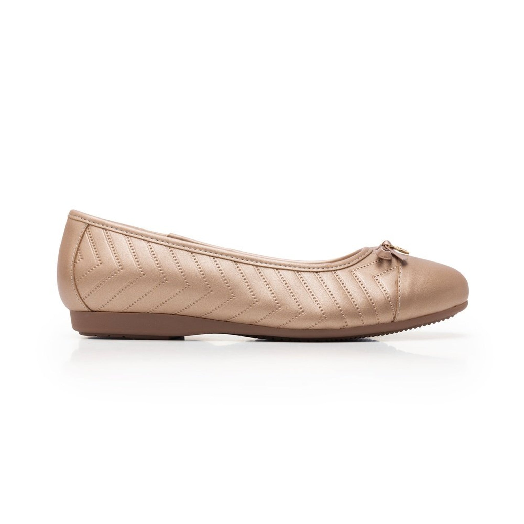 Ballerina Flexi Para Mujer Flats 116310 Cobre Traspirables