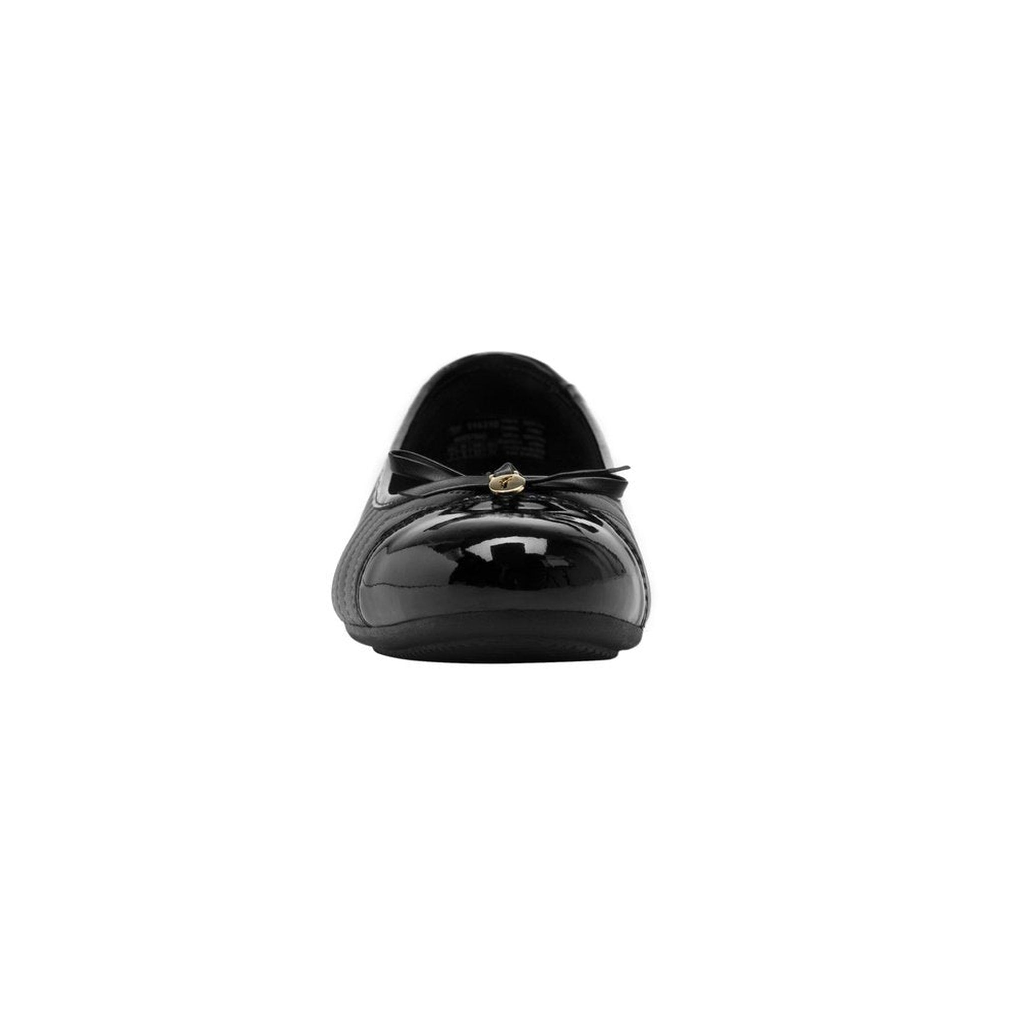 Ballerina Flat Flexi Negro Para Mujer Confort 116310 Moderna