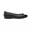 Ballerina Flat Flexi Negro Para Mujer Confort 116310 Moderna