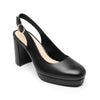 Zapatilla De Tacón Mujer Flexi 118908 Negro Abierta Moderna