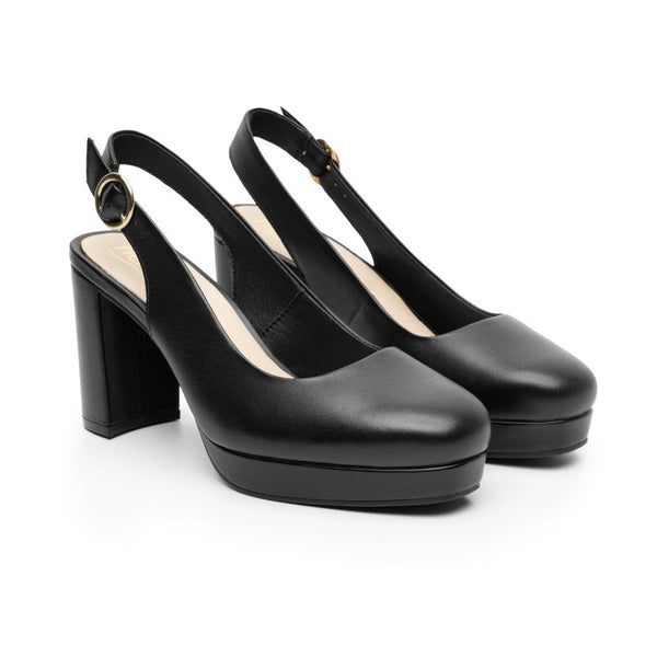 Zapatilla De Tacón Mujer Flexi 118908 Negro Abierta Moderna