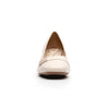 Zapatilla Flexi Con Tacon De Mujer 119707 Beige Comfort Walk