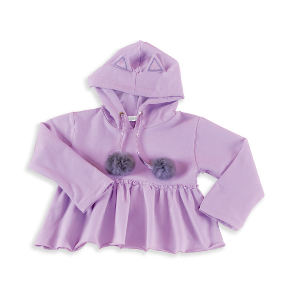 SUDADERA NIÑA MORADO 44