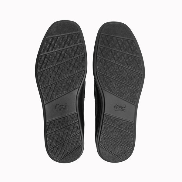 Mocasines Flexi Para Mujer Detalle De Herraje 124505 Negro