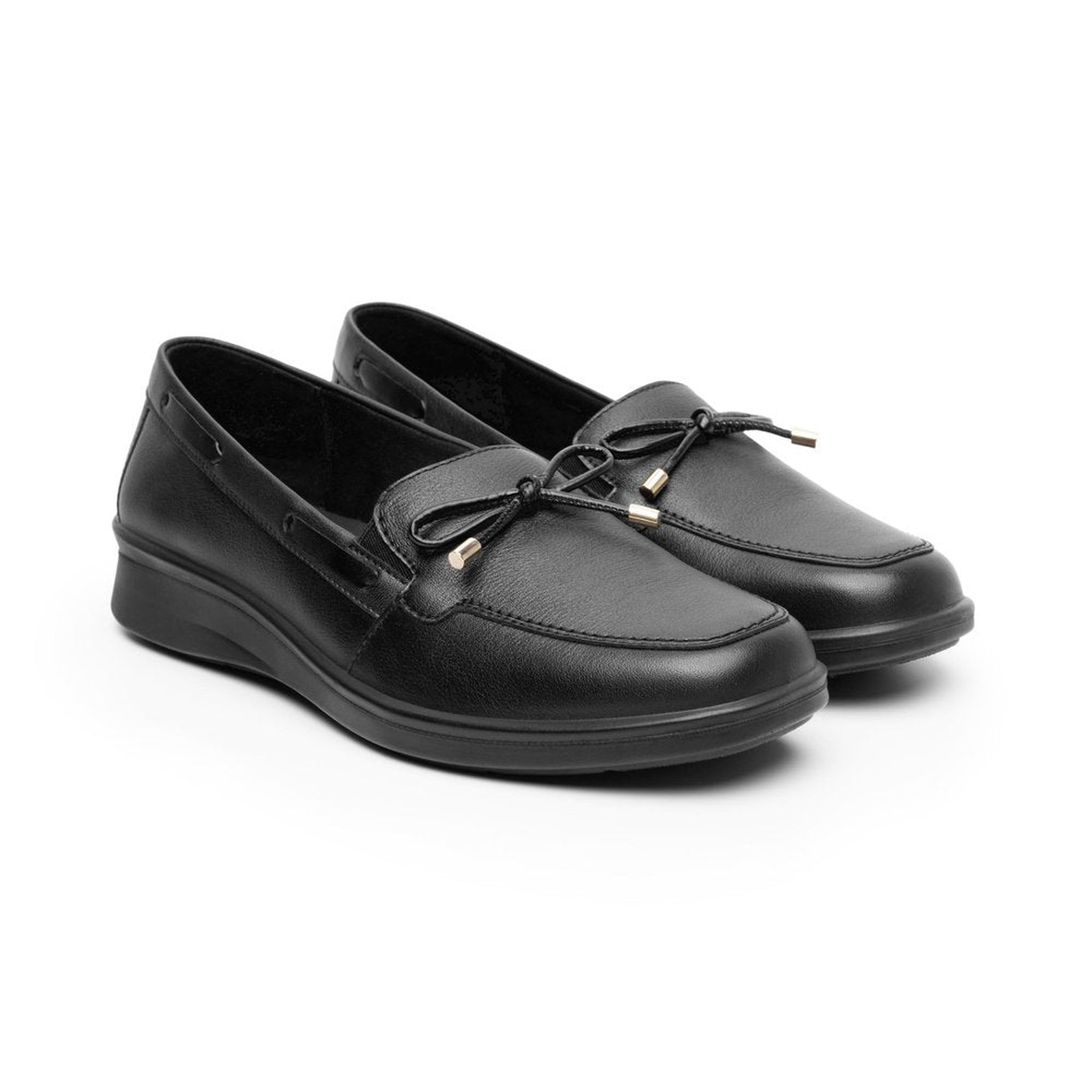 Mocasines Flexi Para Mujer Detalle De Herraje 124505 Negro