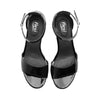 Sandalia Zapatilla Cuña Flexi Dama 128301 Negro Comfort Walk