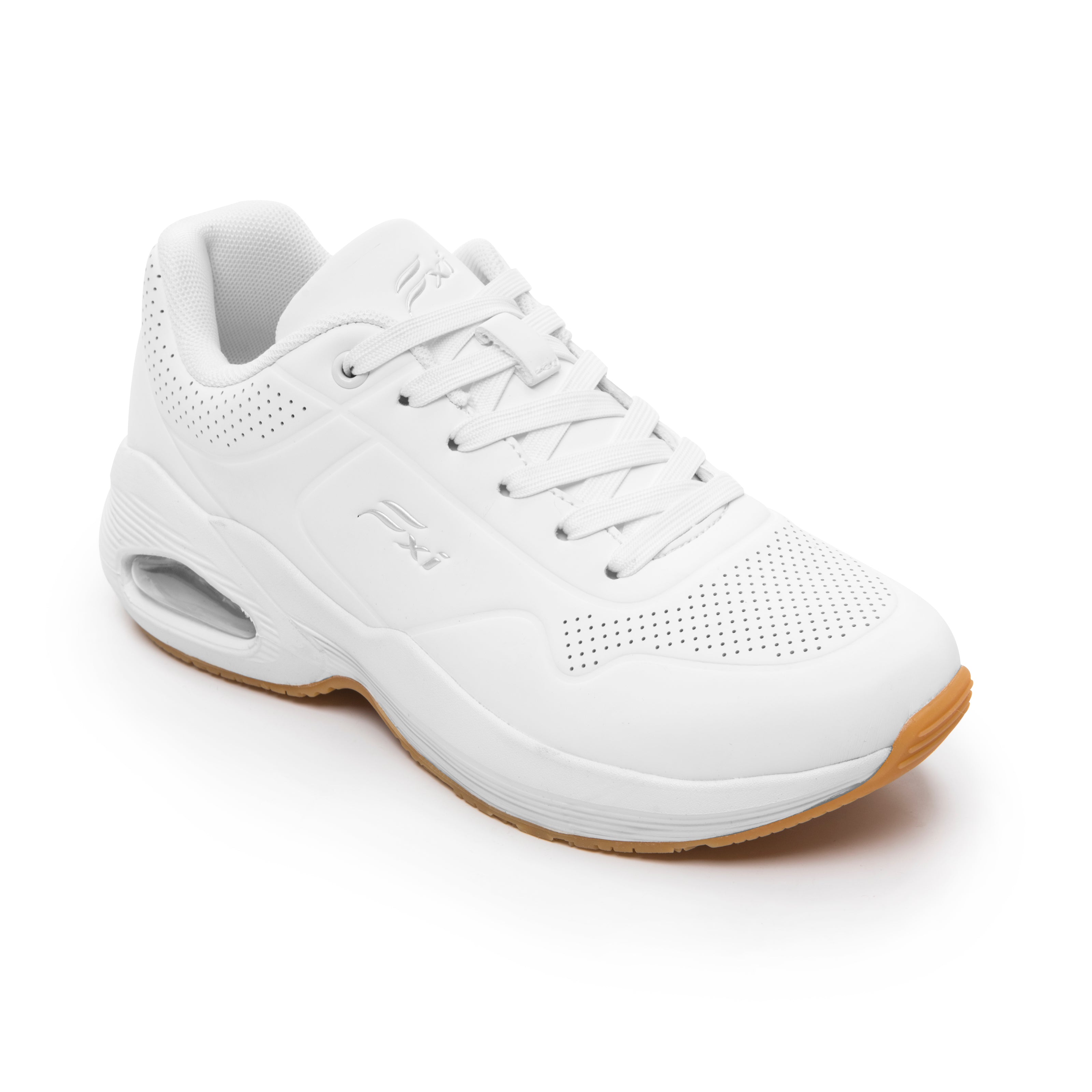 Tenis Confort Con Válvula de Aire Para Mujer Flexi 131501 Blanco