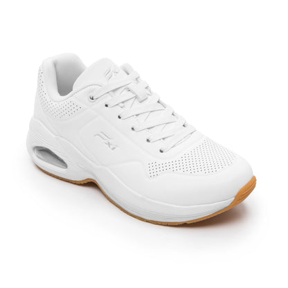Tenis Confort Con Válvula de Aire Para Mujer Flexi 131501 Blanco