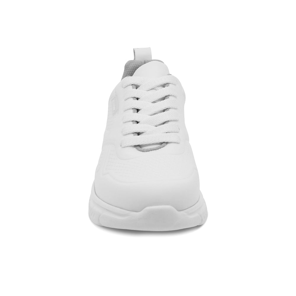 Tenis escolar Audaz para niño en piel blanco Balú con diseño texturizado