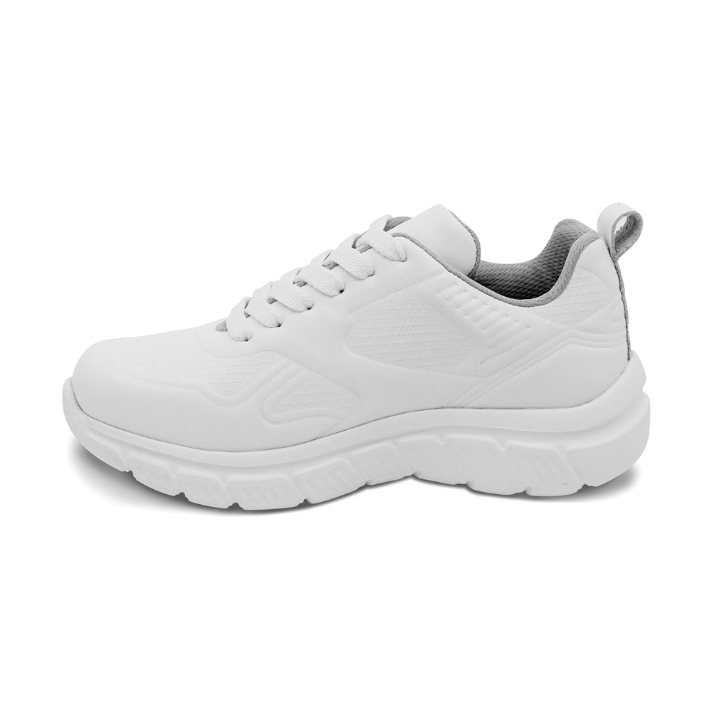 Tenis escolar Audaz para niño en piel blanco Balú con diseño texturizado