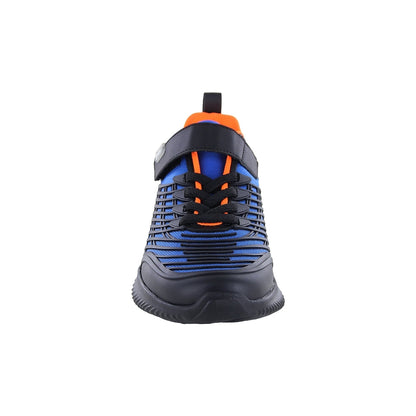 Tenis Audaz para niño en sintético  azul saturno con tira de contacto