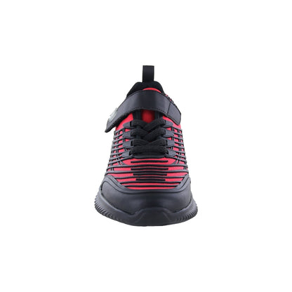 Tenis Audaz para niño en sintético  rojo saturno con tira de contacto