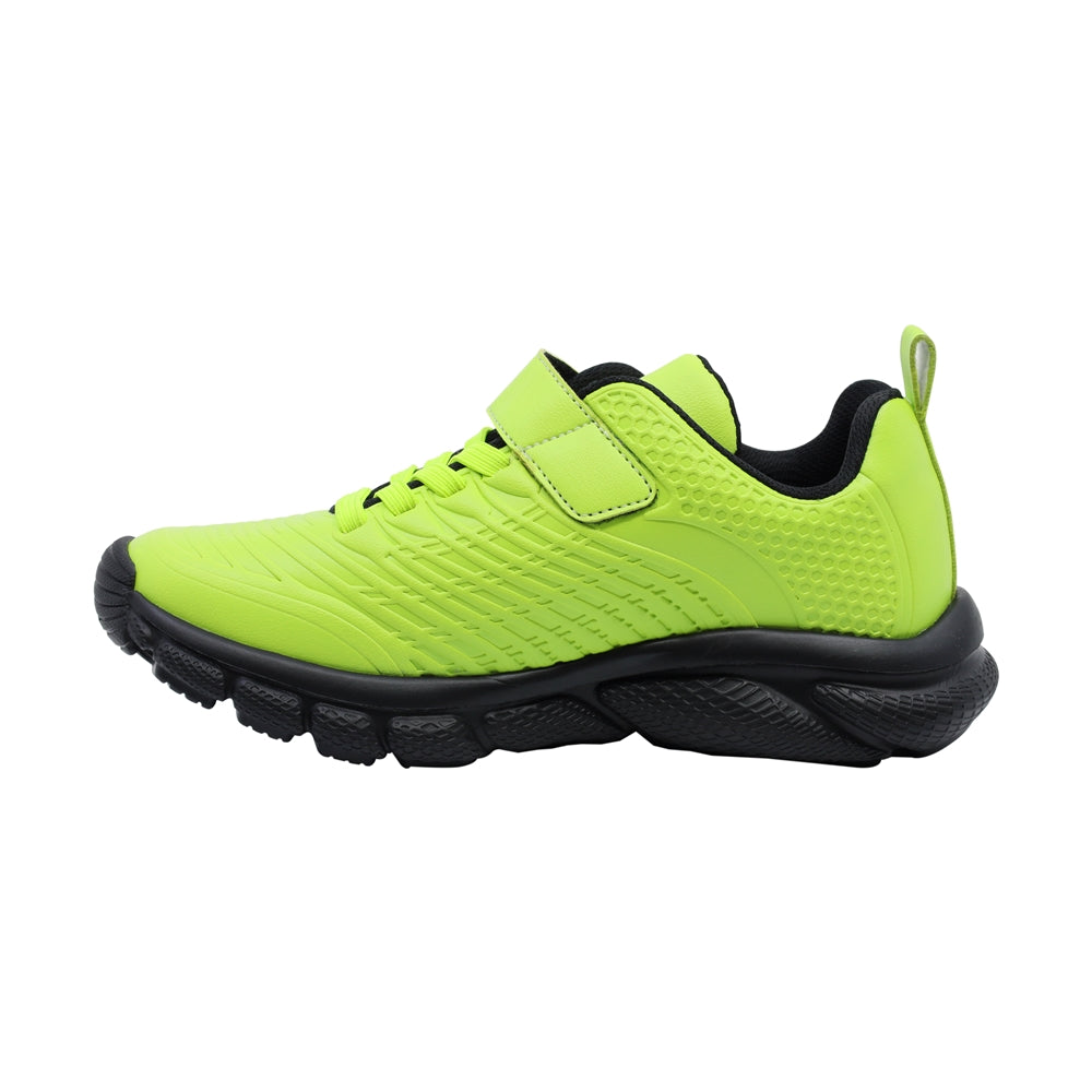 Tenis Audaz para niño en sintético  amarillo Bugsy con agujeta y tira de contacto