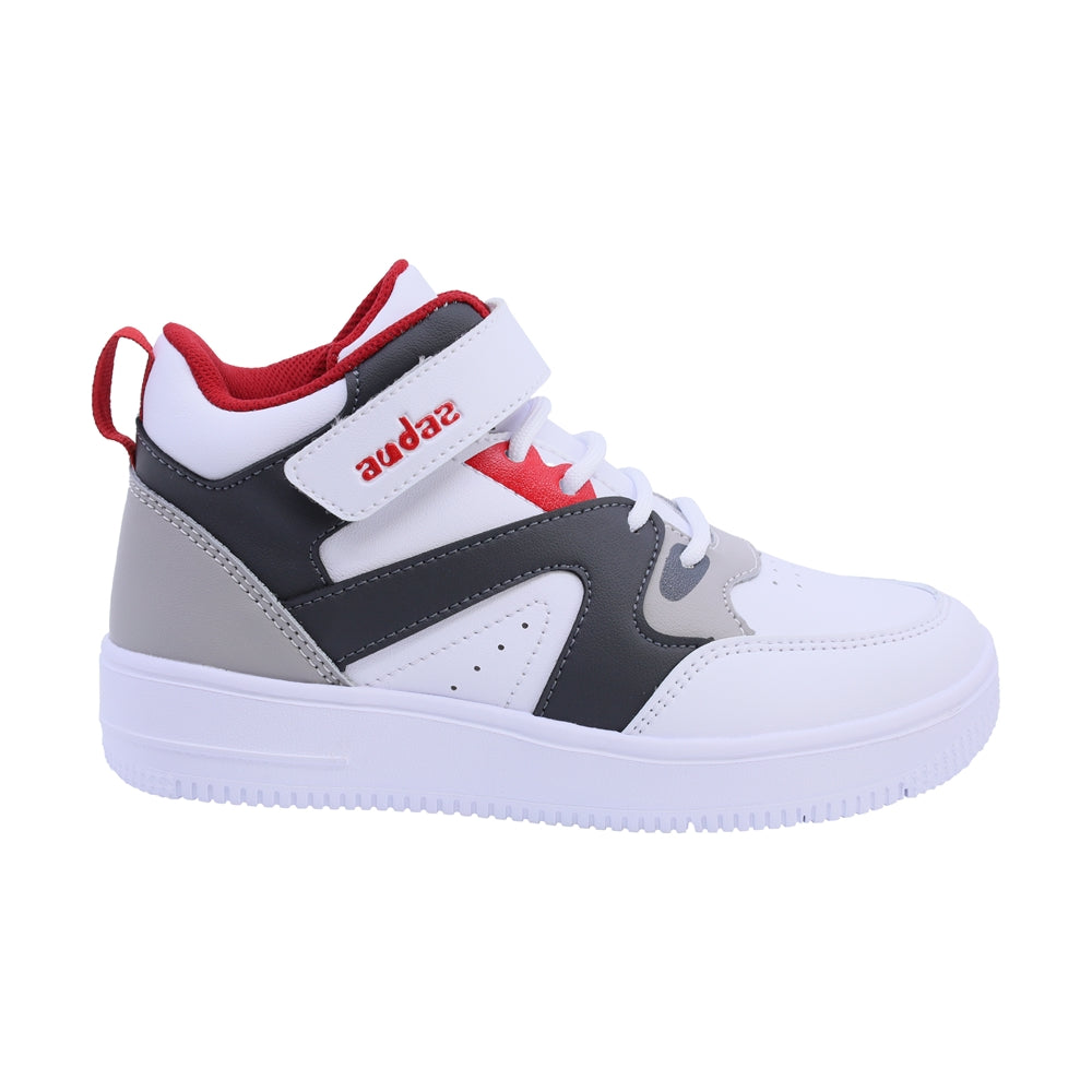 Tenis Audaz para niño en sintético negro Twenty-six con tira de contacto