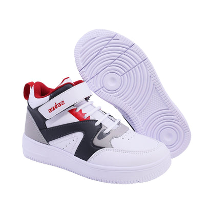 Tenis Audaz para niño en sintético negro Twenty-six con tira de contacto