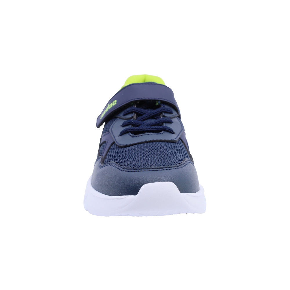 Tenis Audaz para niño en sintetico azul marino Twenty seven con tira de contacto