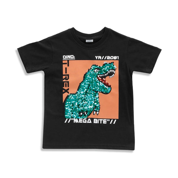 PLAYERA NIÑO NEGRO 62