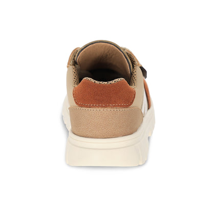 Zapato Audaz para niño en sintético beige Thunder con agujeta elástica