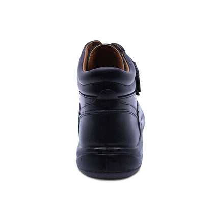 Bota escolar Audaz para niño de piel negro Tadeo con doble tira de contacto