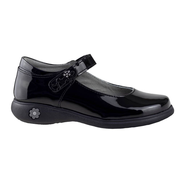 Zapato Escolar Karsten Niña 18801-5A Negro Charol 22-26