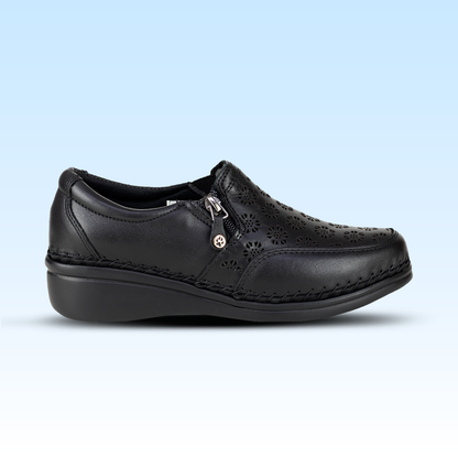 Zapato Mocasín Slip Casual On Para Dama Lobo Solo 4732 Negro