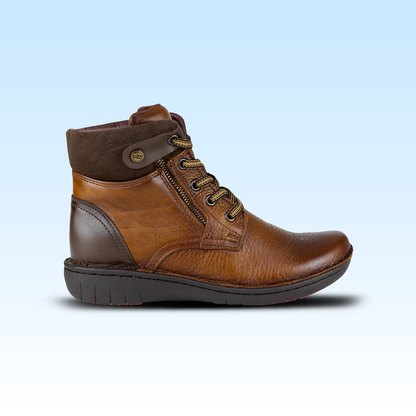 Botín Casual Dama Lobo Solo Italia 5842 Tumbled Camel