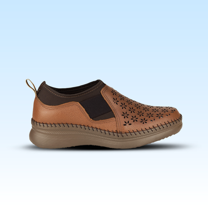 Zapato Mocasín Casual Confort Para Dama Lobo Solo 4991 Miel