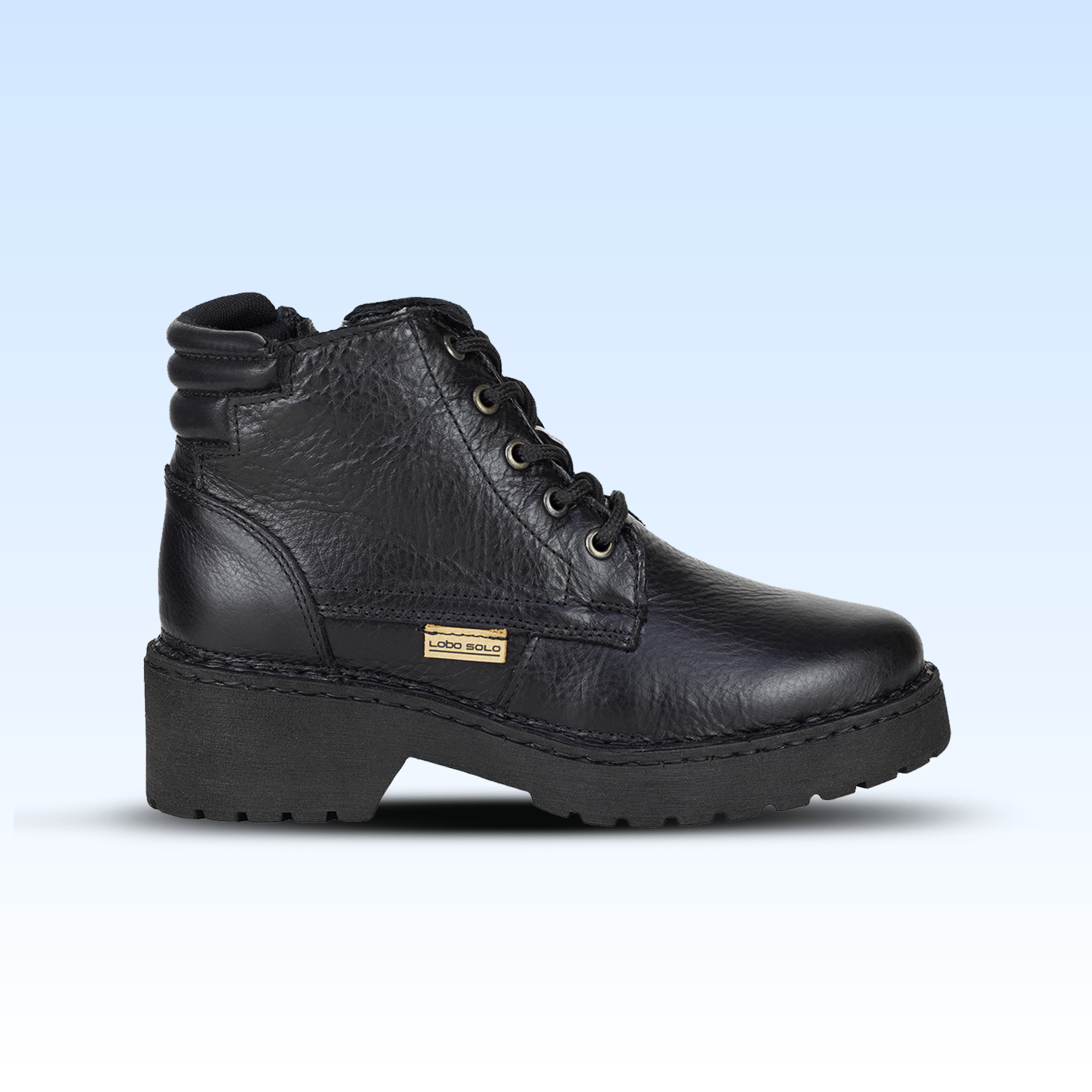 Bota Outdoor Casual Para Dama Lobo Solo 5037 Negro