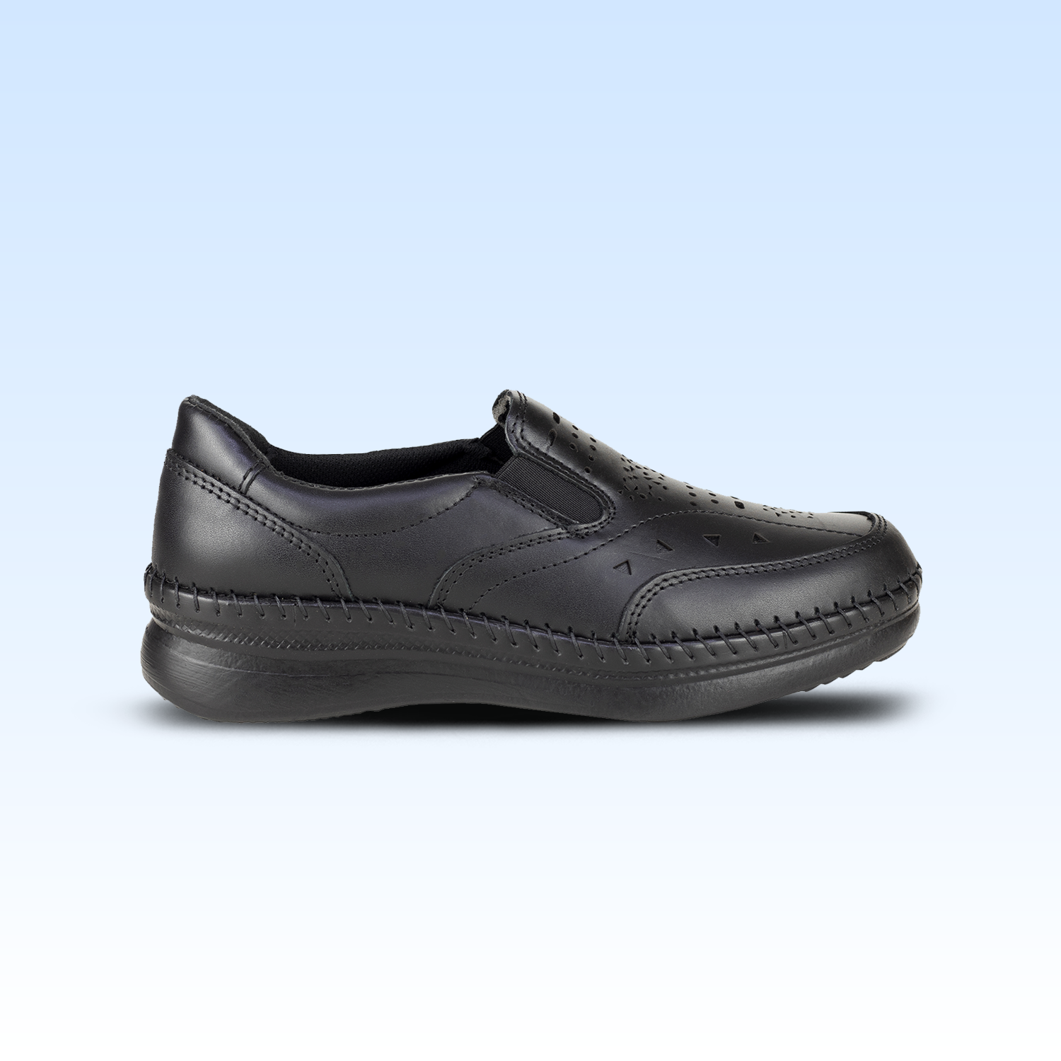 Zapato Mocasín Confort Para Dama Lobo Solo 4981 Negro