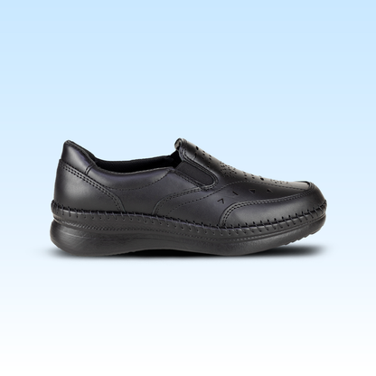 Zapato Mocasín Confort Para Dama Lobo Solo 4981 Negro