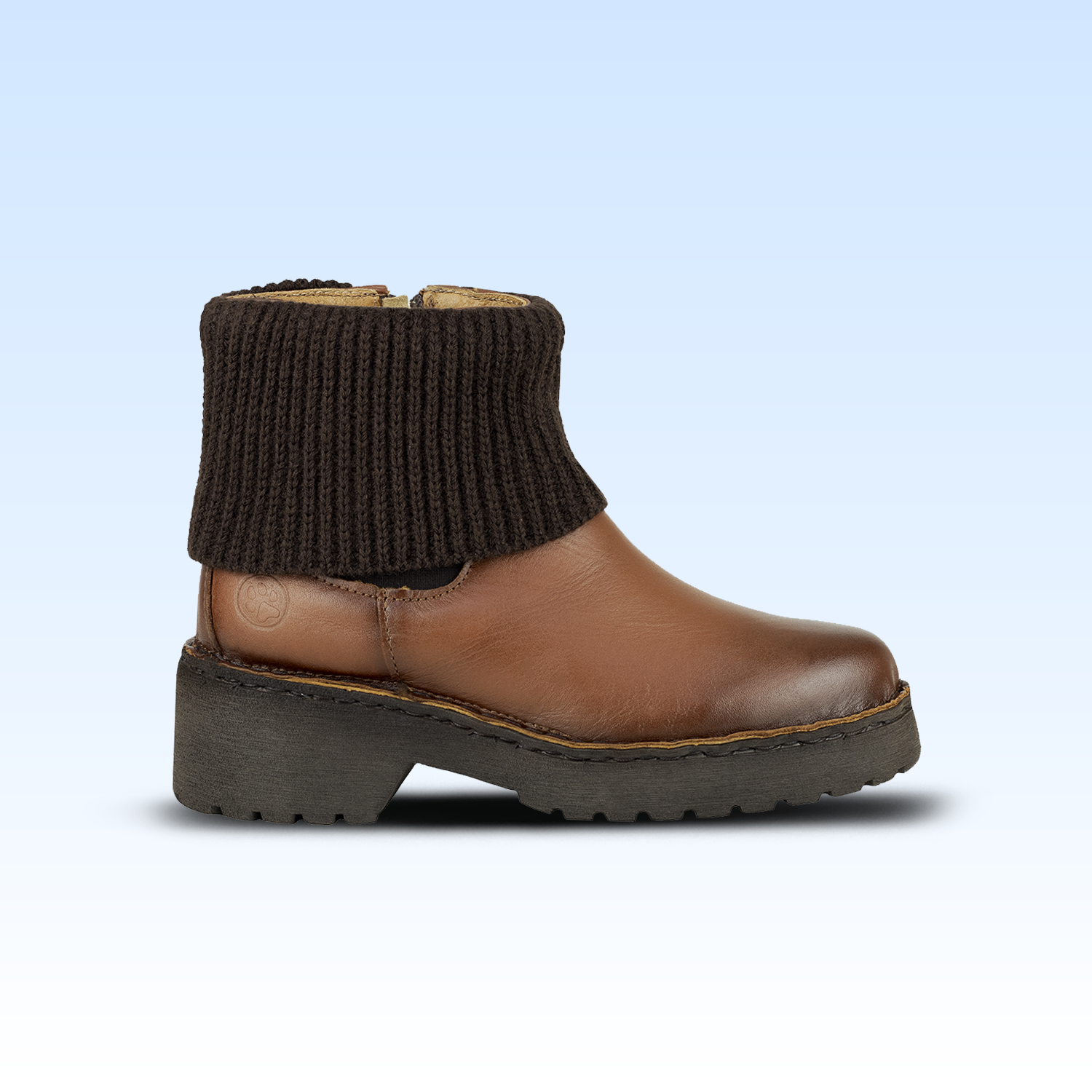 Botín Invernal Casual Dama Lobo Solo 5036 Miel