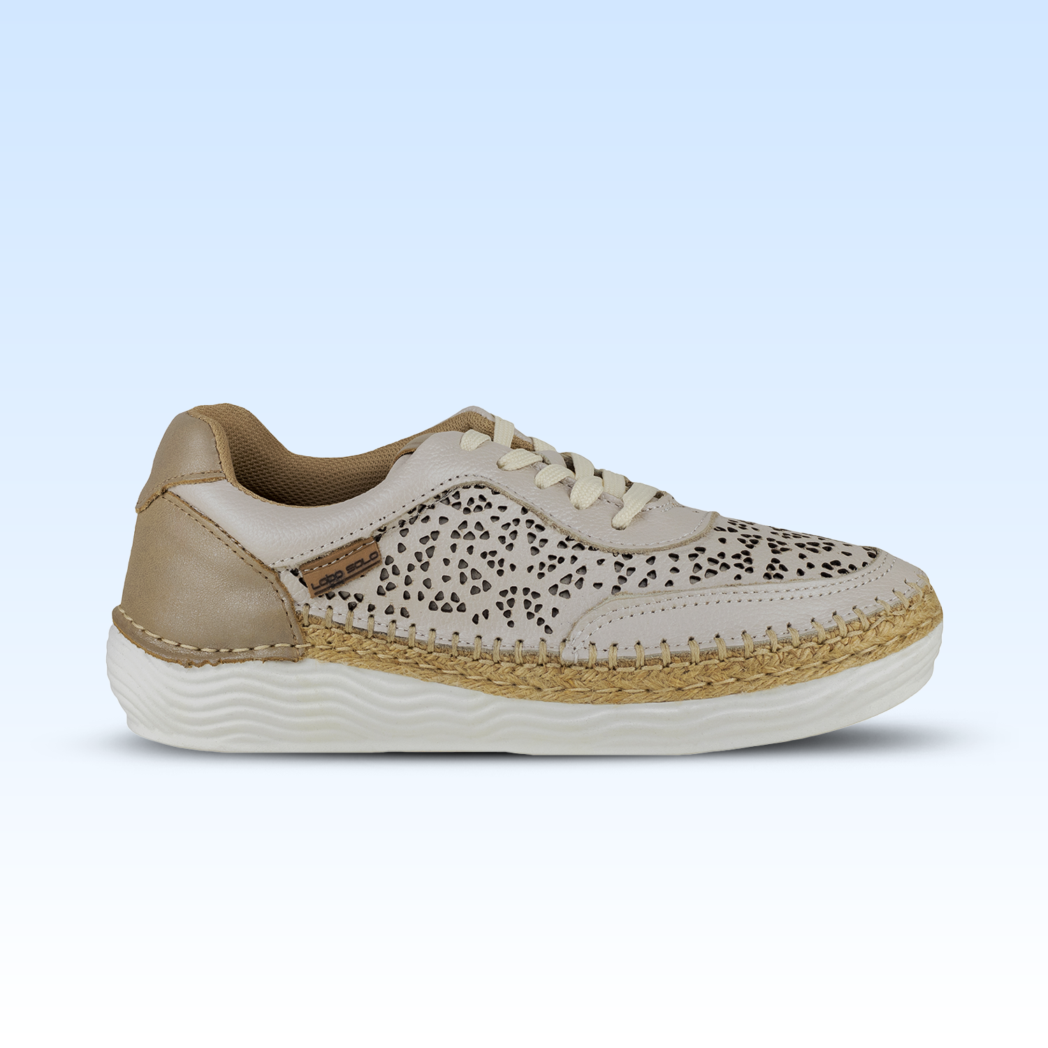 Tenis Judy Para Dama Lobo Solo 5077 Marfil