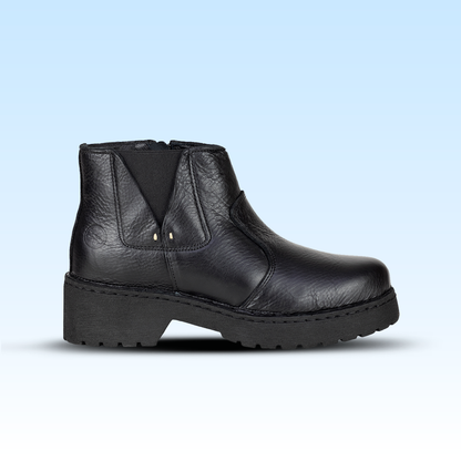 Botín Casual Tacón Medio Para Dama Lobo Solo 5034 Negro