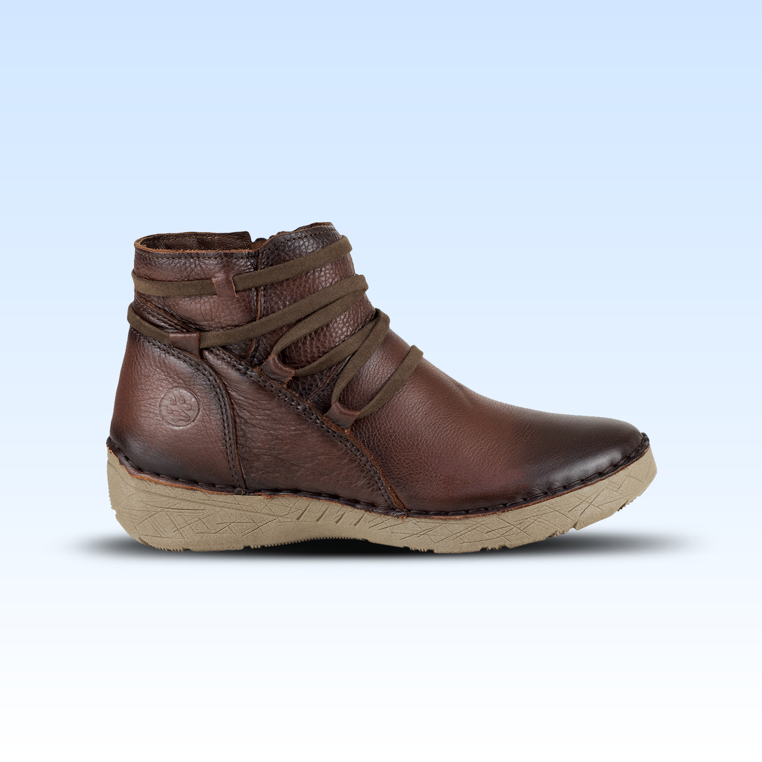 Botín Scarlett Casual Dama Lobo Solo 5691 Mahogany