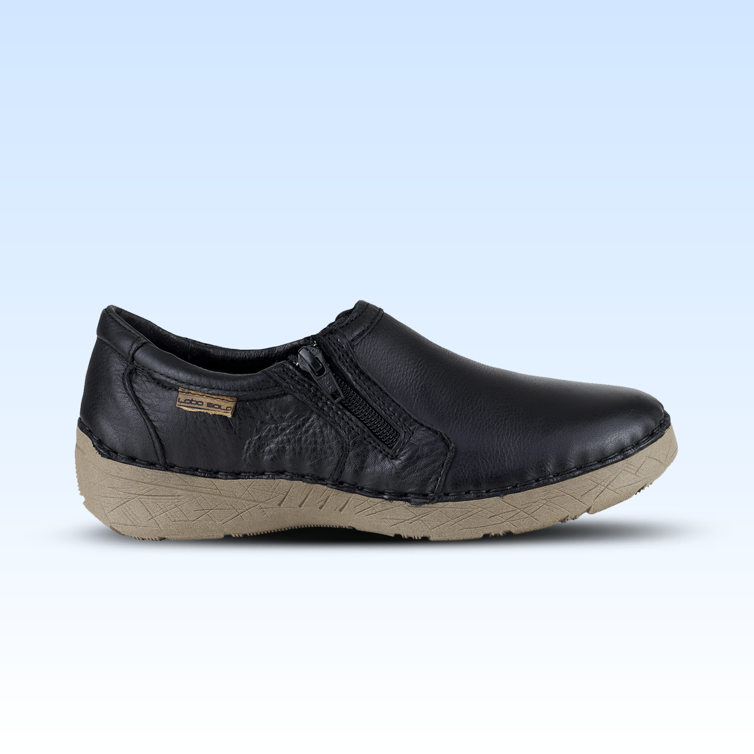 Zapato Mocasín Confort Dama Lobo Solo 5681 Negro