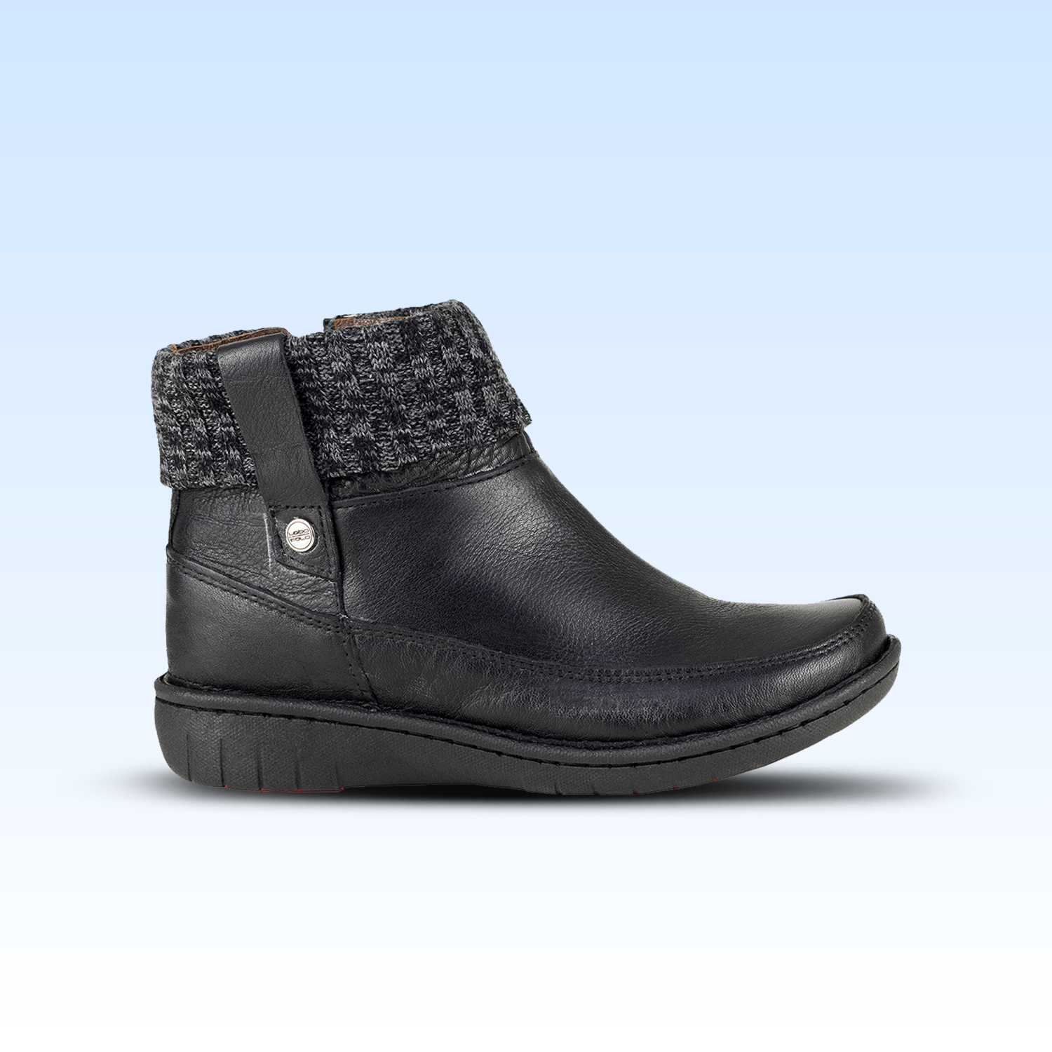 Botín Casual Dama Lobo Solo 5840 Negro