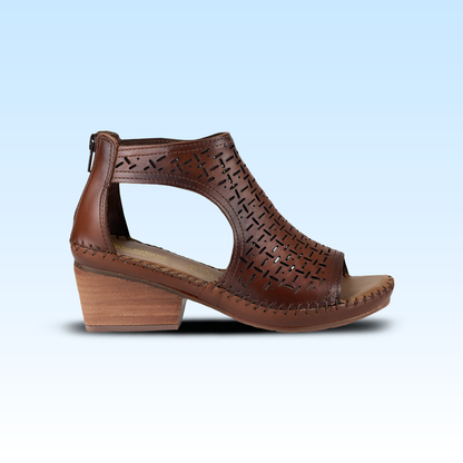 Sandalia de Tacón Dama Lobo Solo Sharon 2314 Laris Orange