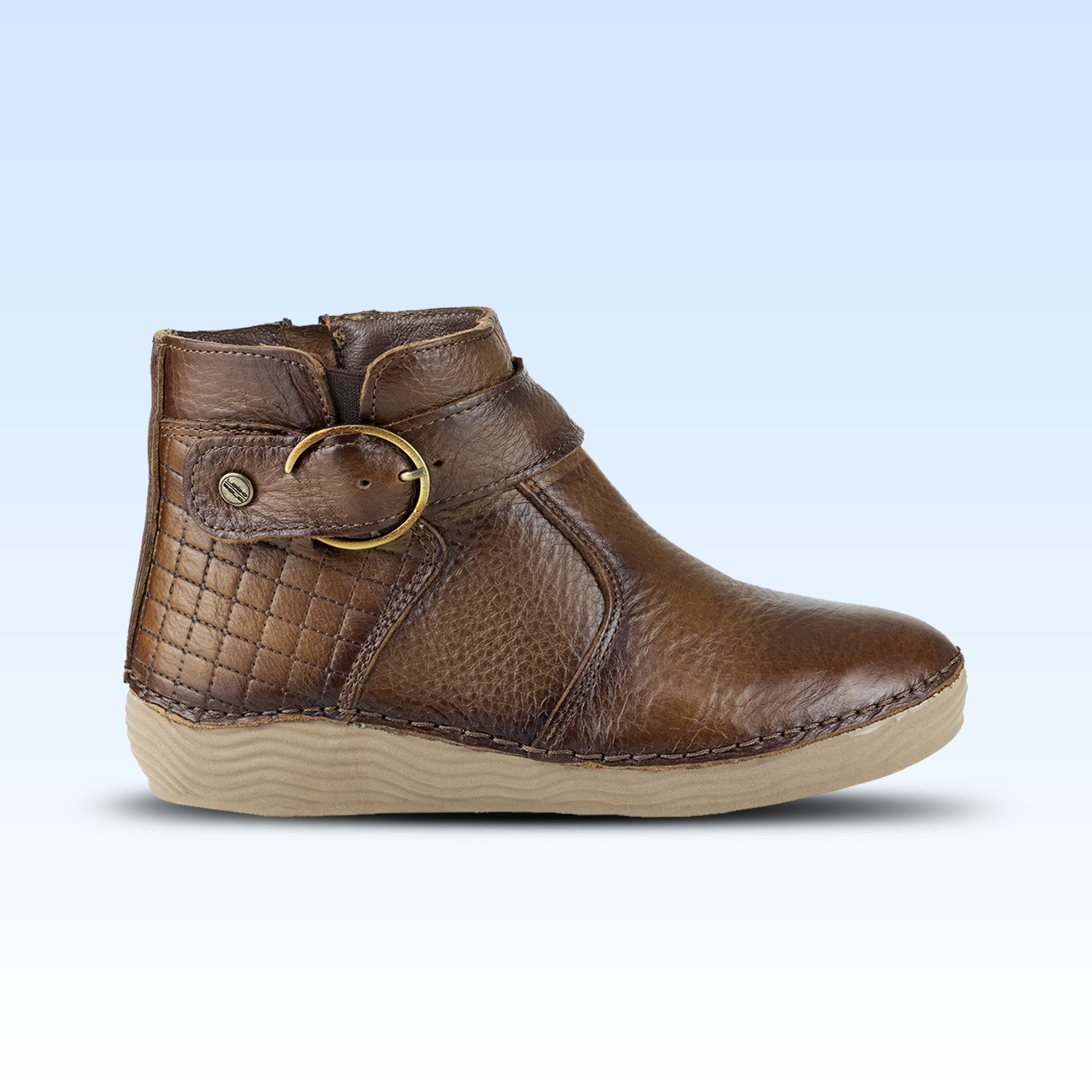 Botín Judy Casual Dama Lobo Solo 5053 Camel
