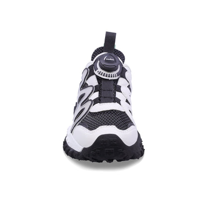 Tenis Audaz para niño en textil negro Krusty  con Twist and Pop.