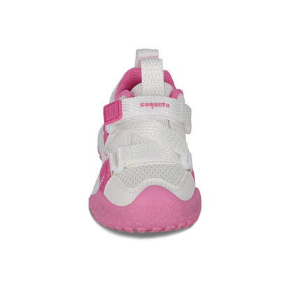 Tenis Coqueta para niña en sintético rosa Porky con tira de contacto