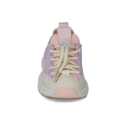 Tenis Coqueta para niña en textil morado Simba con agujeta.