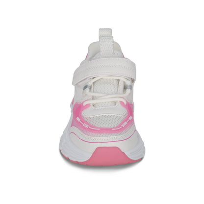Tenis Coqueta para niña en sintético rosa Marley con tira de contacto.