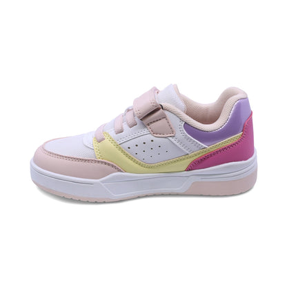 Tenis Coqueta para niña en sintético multi con tira de contacto.