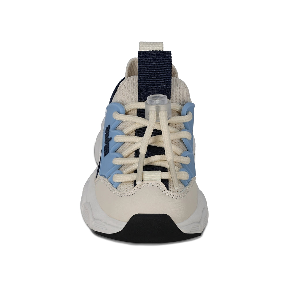 Tenis Audaz para niño en textil azul Simba con agujetas.