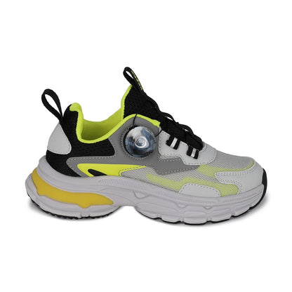 Tenis Audaz para niño en sintético verde Marley con Twist and pop.