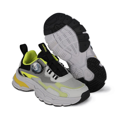 Tenis Audaz para niño en sintético verde Marley con Twist and pop.