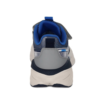 Tenis Audaz para niño en sintético azul Indiana ajuste de tira de contacto.