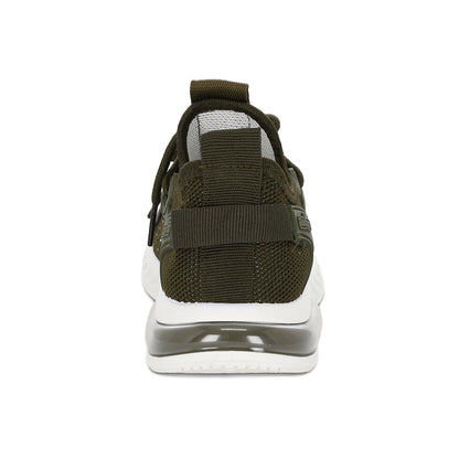 Tenis Audaz para niño en verde Dino con agujeta.