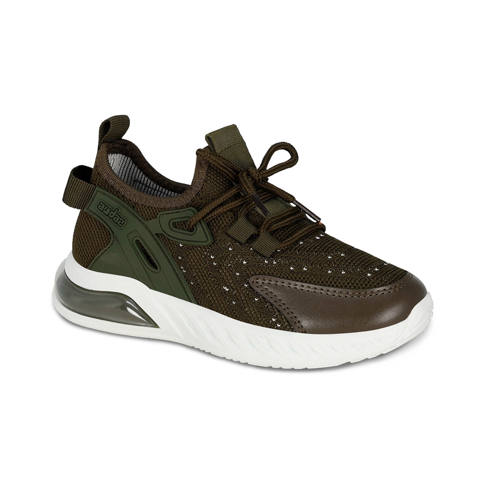 Tenis Audaz para niño en verde Dino con agujeta.